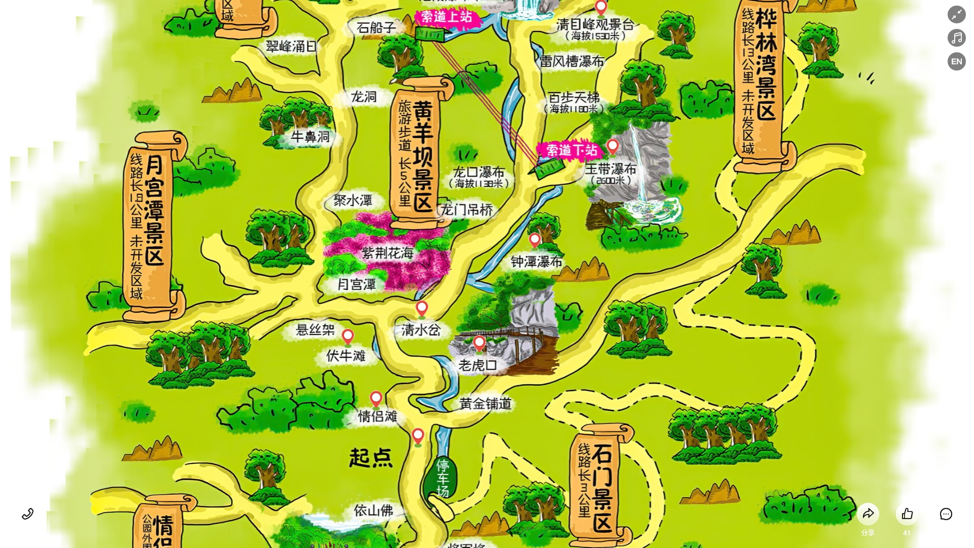 康县景区导览系统